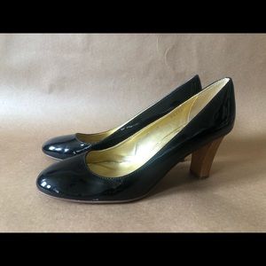 J. Crew Black Patent Leather Heels